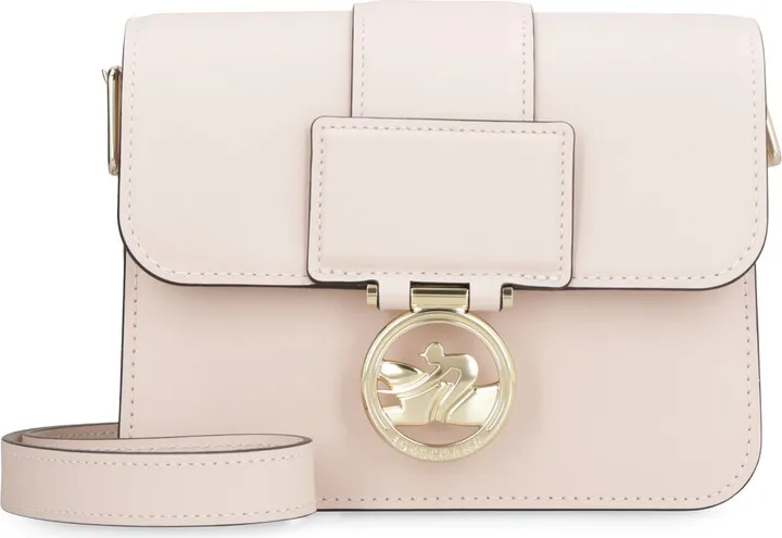 Box-trot S Leather Crossbody Bag