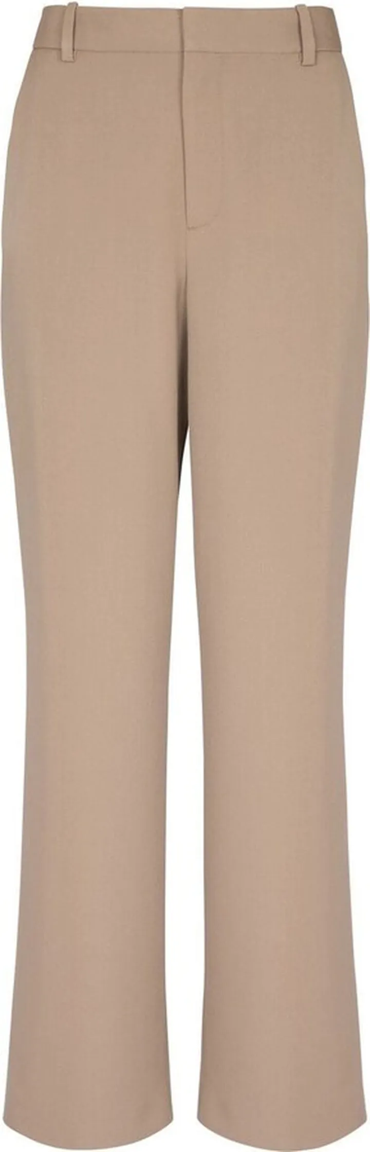 Straight-Leg Cut Trousers