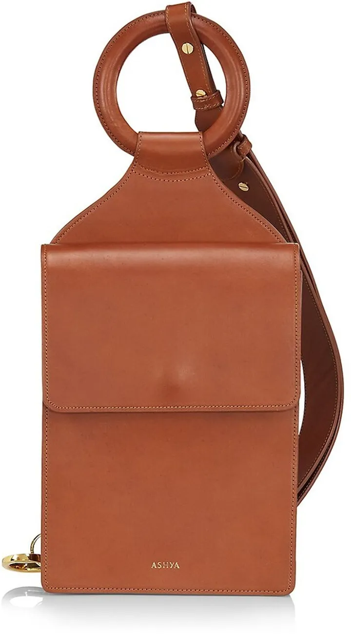 Shema Leather Slingback Bag