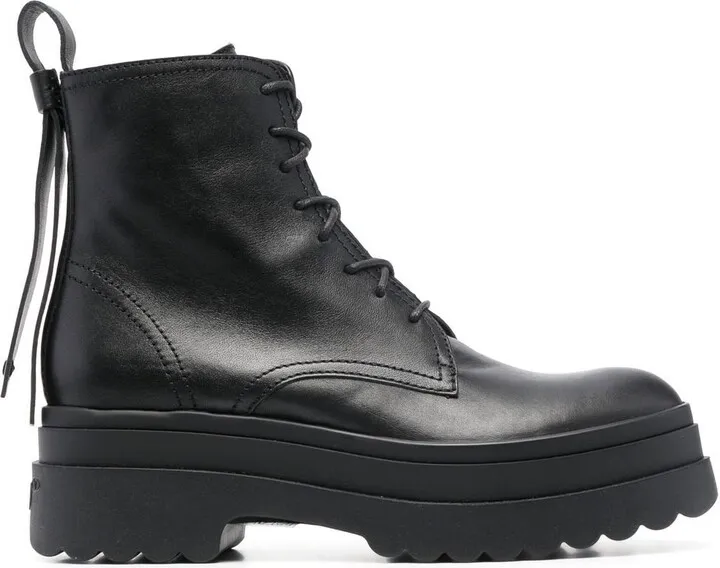 Lye combat boots