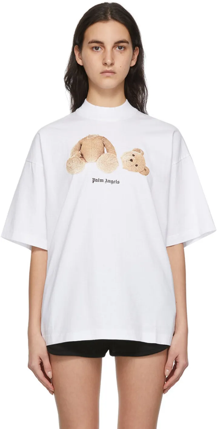 Palm Angels White Bear T-Shirt