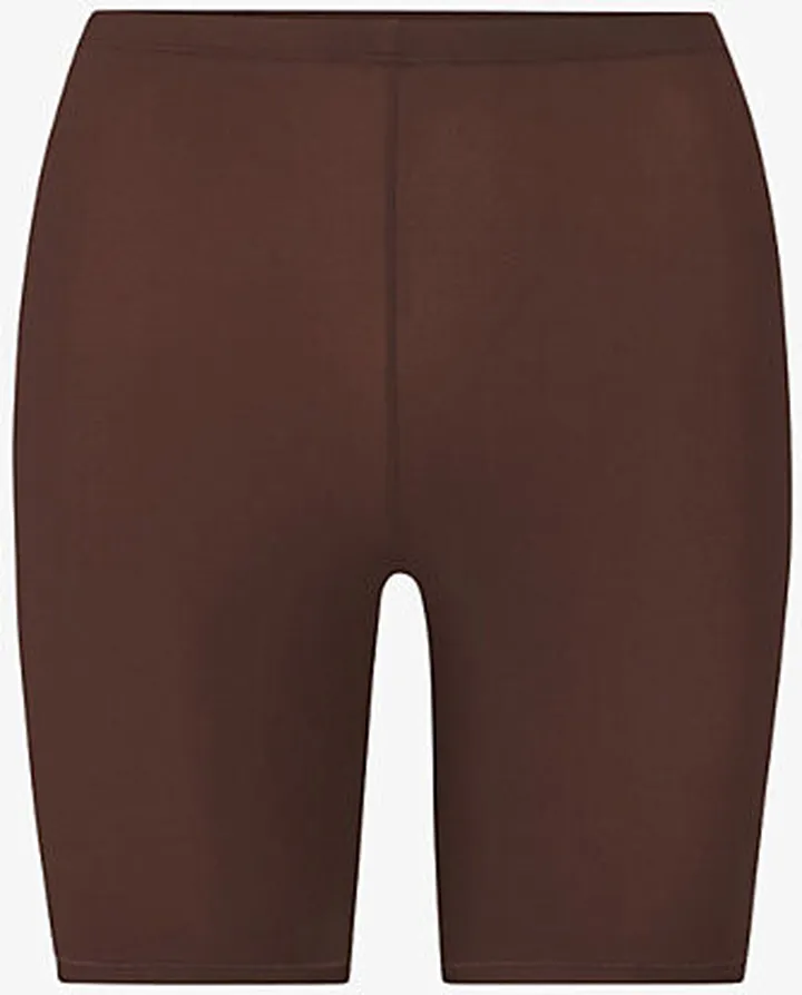 Womens Cocoa Fits Everybody Fitted High-rise Stretch-woven Bike Shorts Xxxxl