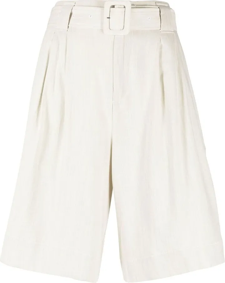 Belted Tailored Shorts