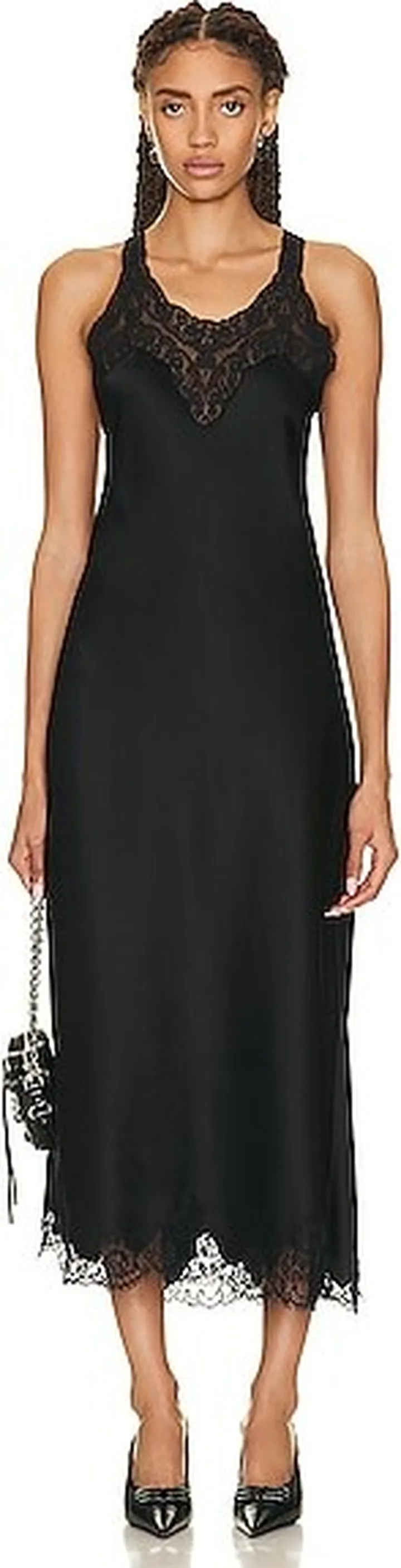 Balenciaga Lingerie Dress in Black