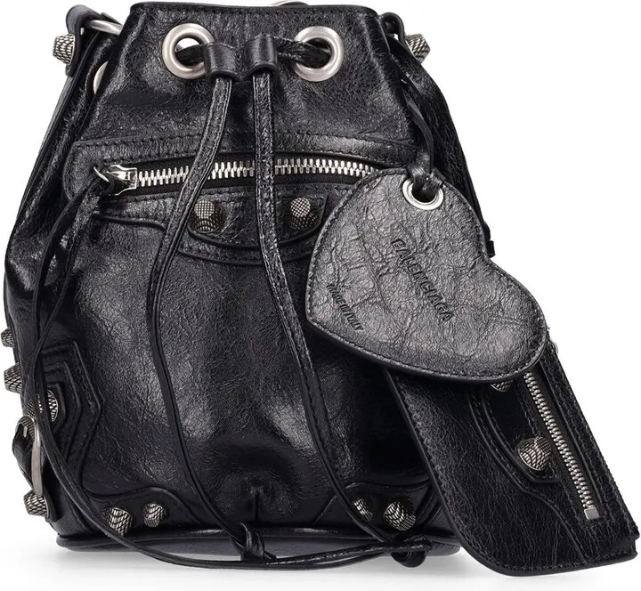 Xs Le Cagole Leather Bucket Bag