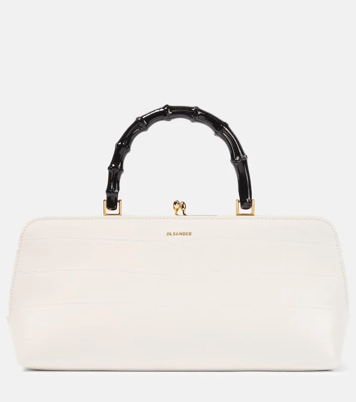 Goji leather tote bag