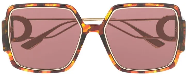 Square-Frame Oversized Sunglasses