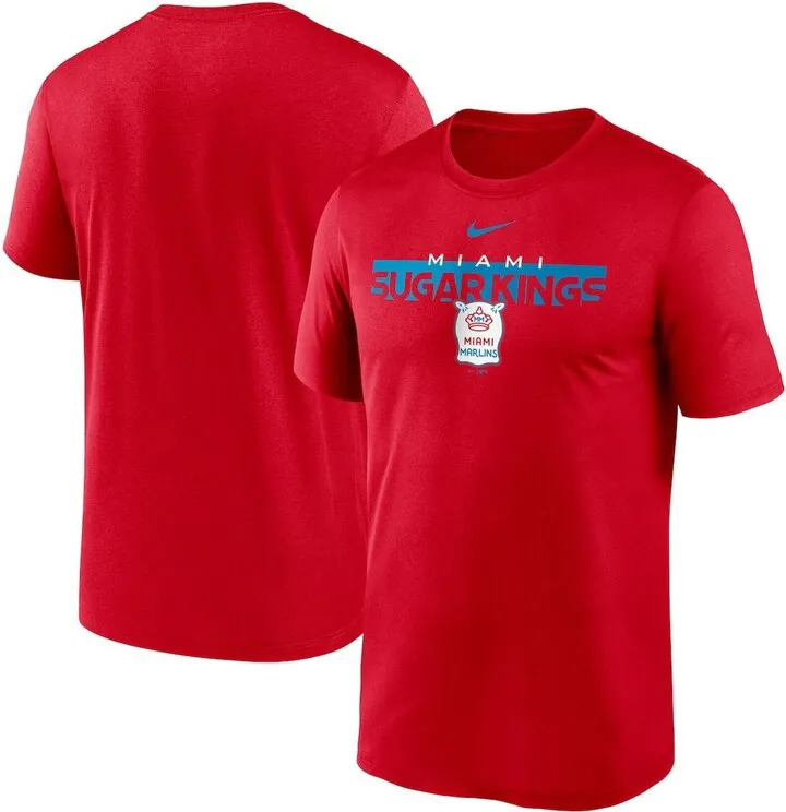 Men's Nike Red Miami Marlins 2022 City Connect Legend Performance T-shirt