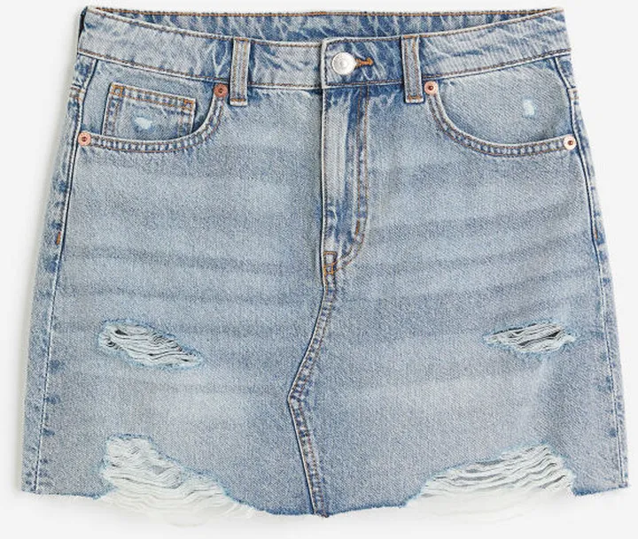 Denim Mini Skirt