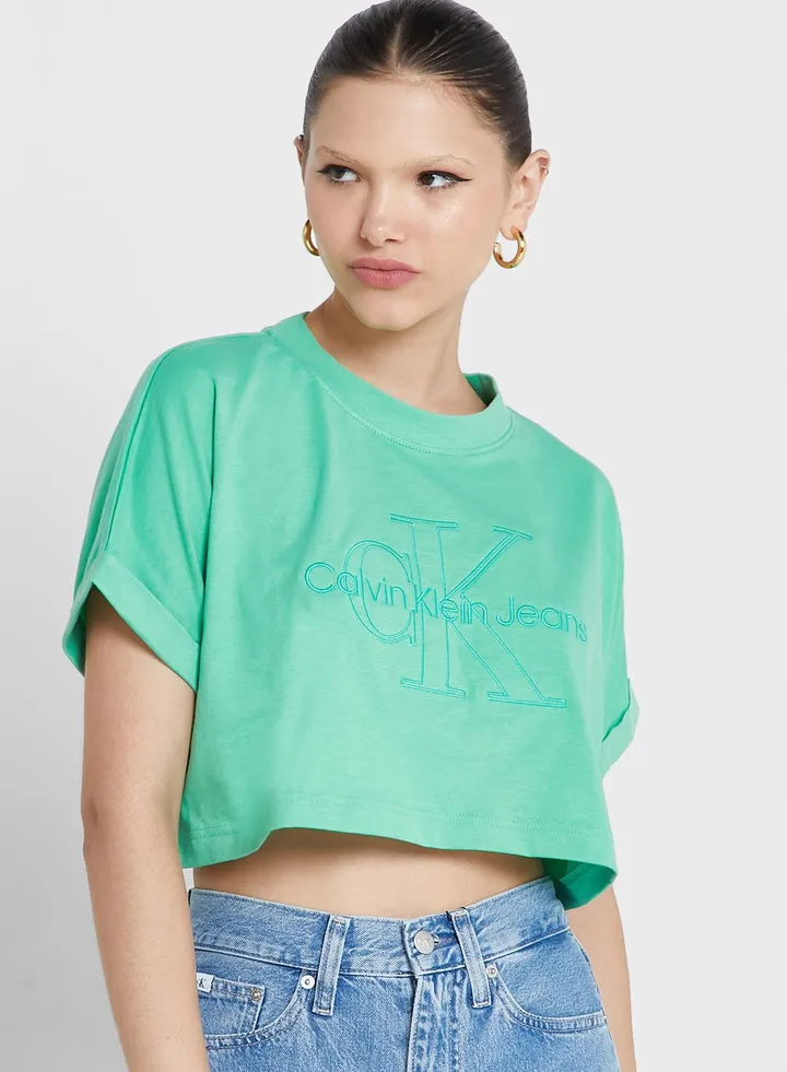 Round Neck Logo T-Shirt