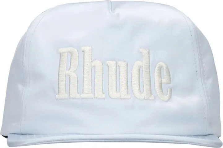 Rhude logo satin hat