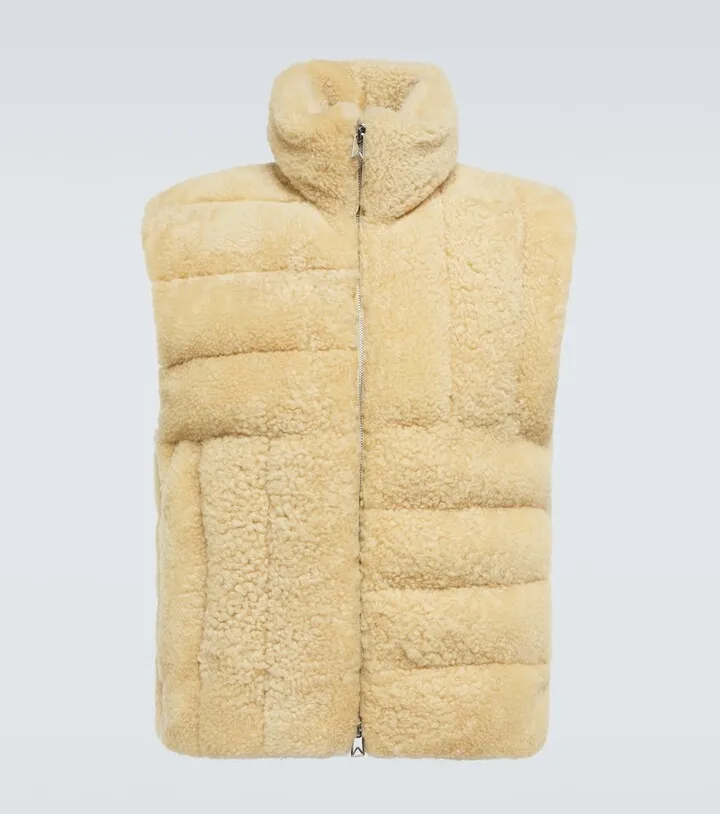 Shearling vest
