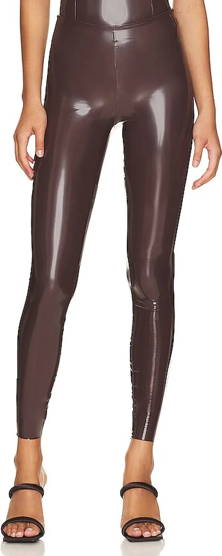 Faux Leather Pull On Skinny
