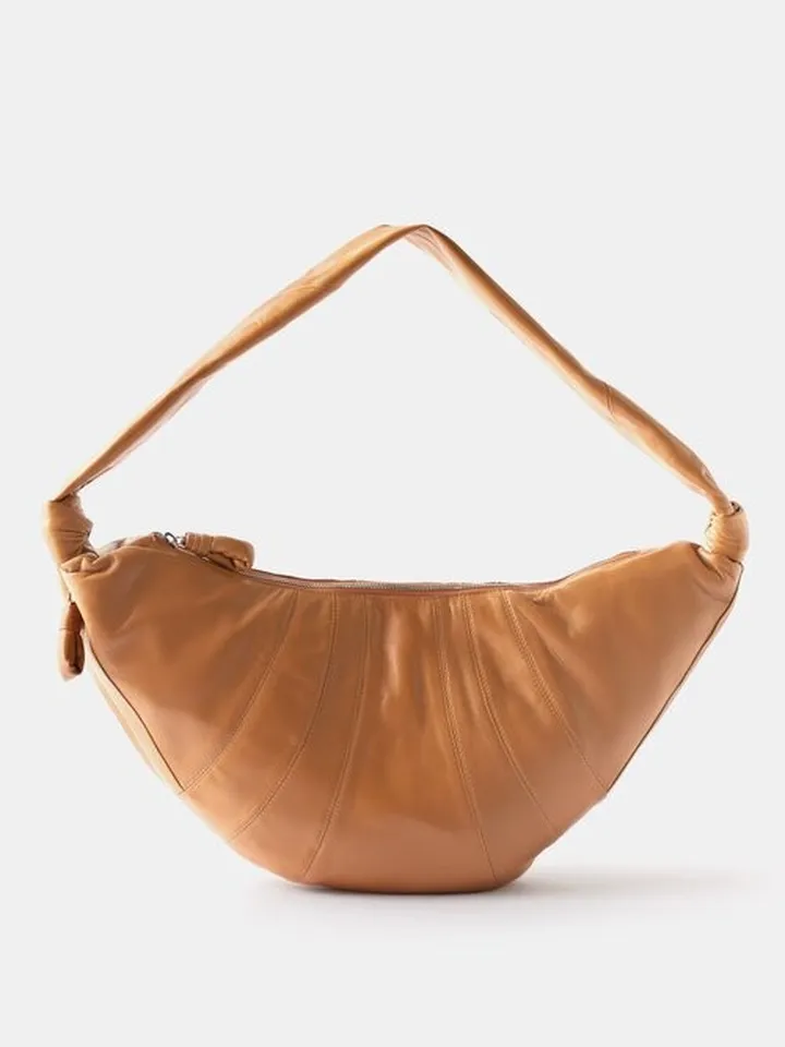 Croissant Large Leather Belt Bag