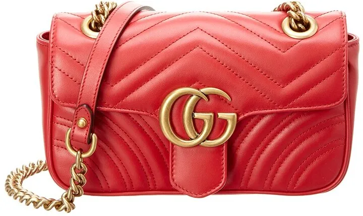 Gucci Gg Marmont Mini Matelasse Leather Shoulder Bag