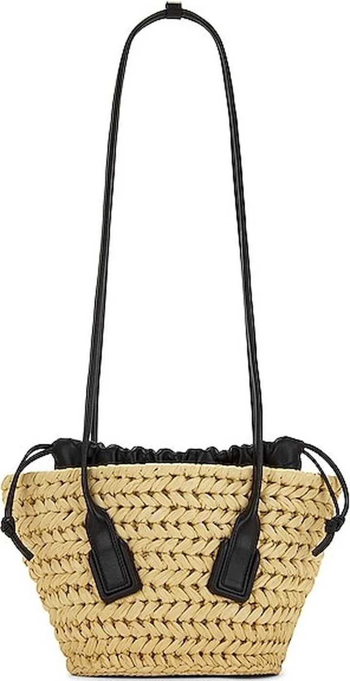 Bottega Veneta Small Arco Basket Bag in Neutral