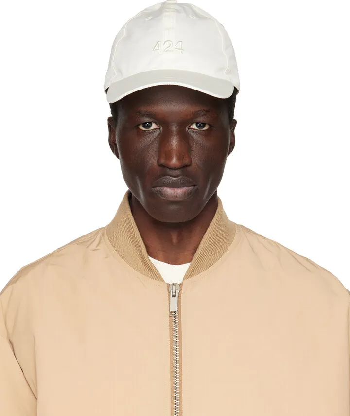 424 White Logo Cap