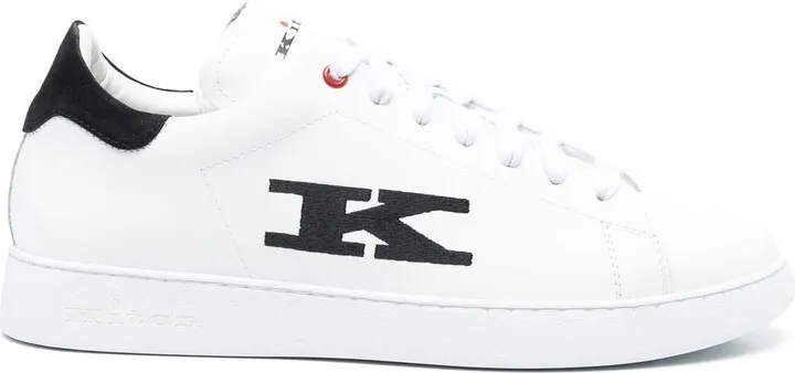Logo-Embroidered Low-Top Sneakers
