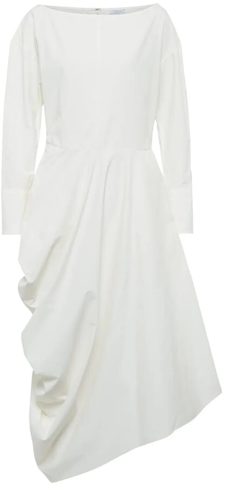 Holly cotton poplin midi dress