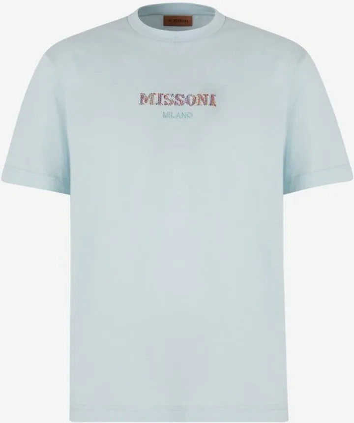 Missoni Logo Embroidered Crewneck T-Shirt