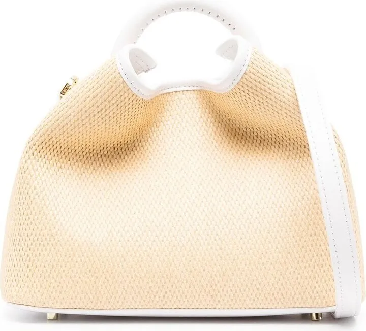 Baozi raffia tote bag