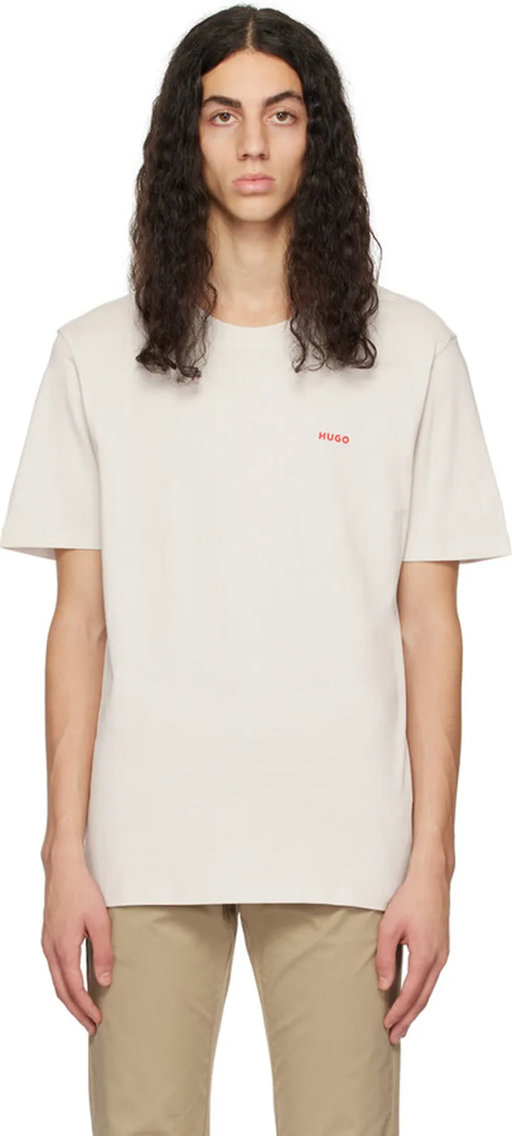 Hugo Gray Bonded T-Shirt