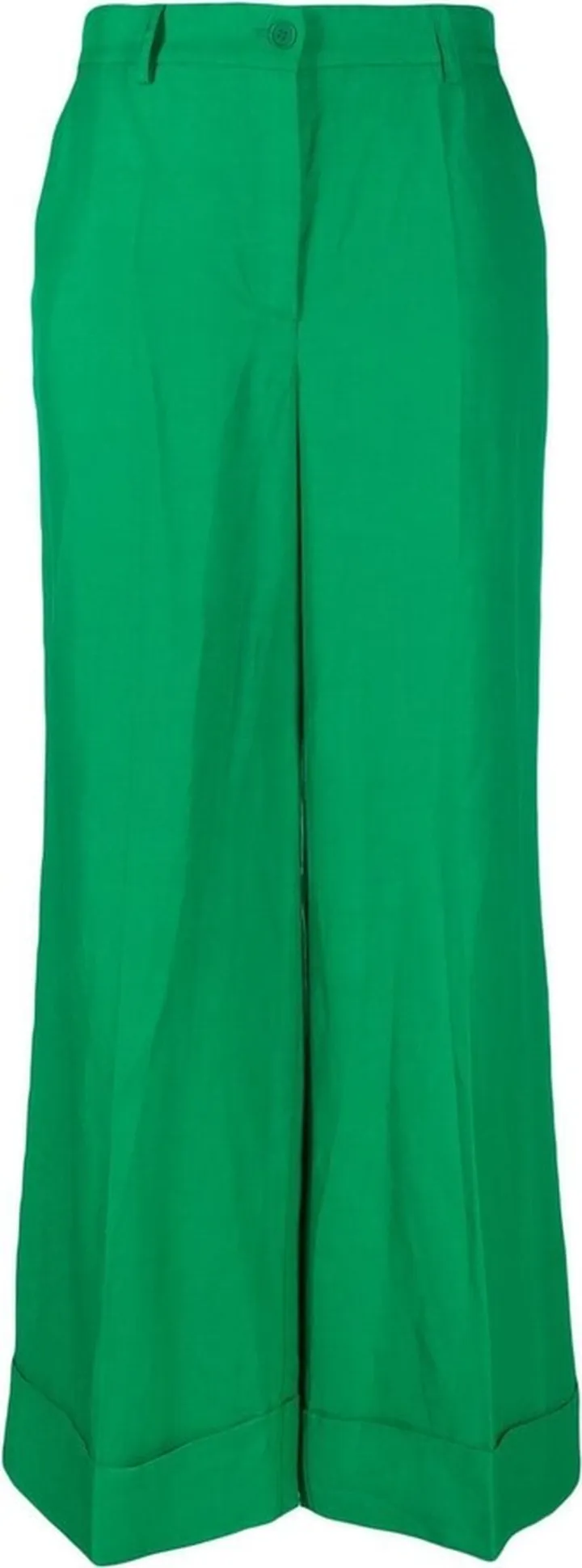 Pressed-Crease Straight-Leg Trousers