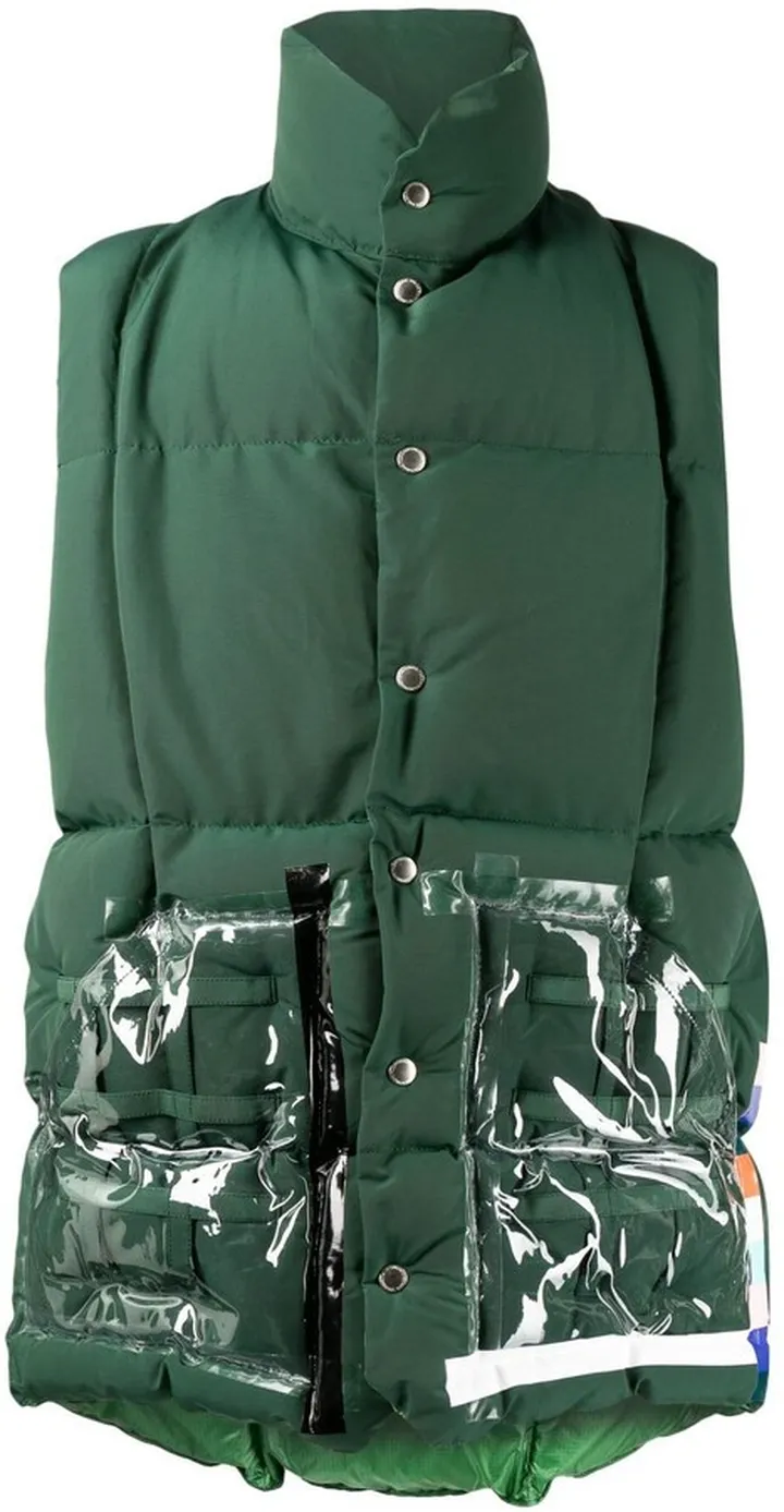 High-Neck Padded Gilet