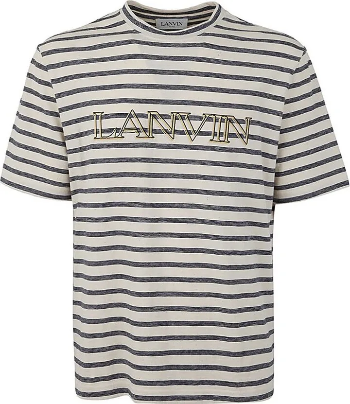 Lanvin Striped Crewneck T-Shirt
