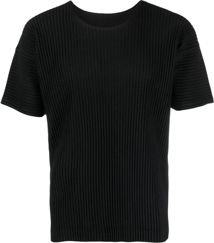 ribbed-effect T-shirt