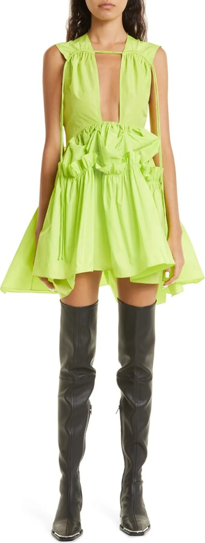 Okta Ruffle Minidress
