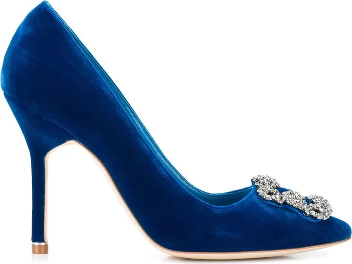 Hangisi 105mm velvet pumps