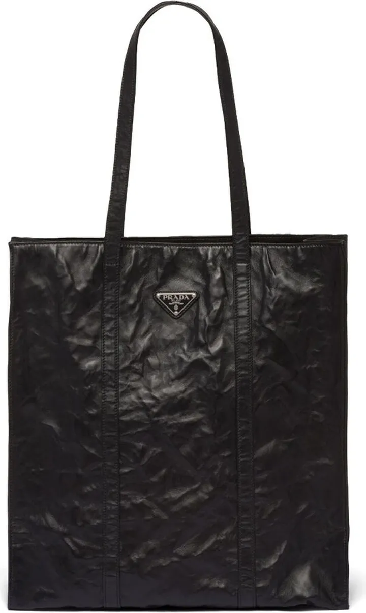 Medium Crinkled Tote Bag