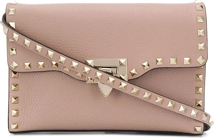 VALENTINO GARAVANI- Rockstud Small Leather Crossbody Bag