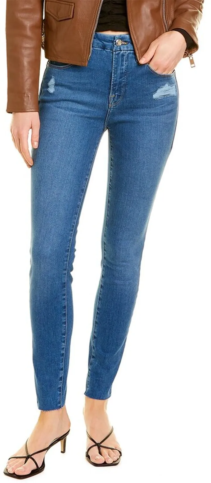 Good American Good Legs Medium Blue Skinny Jean