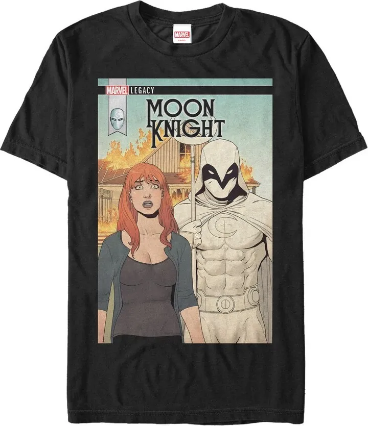 Men's Marvel Legacy Moon Knight T-Shirt - Black - 3X Large