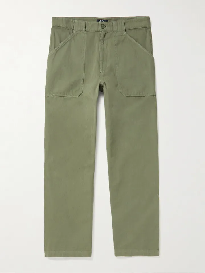 Sidney Straight-Leg Cotton Trousers