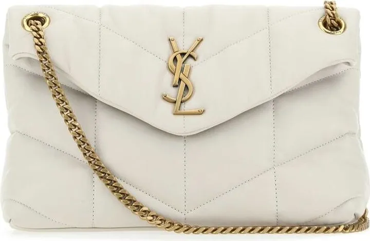 Saint Laurent Logo Plaque Strapped Shoulder Bag