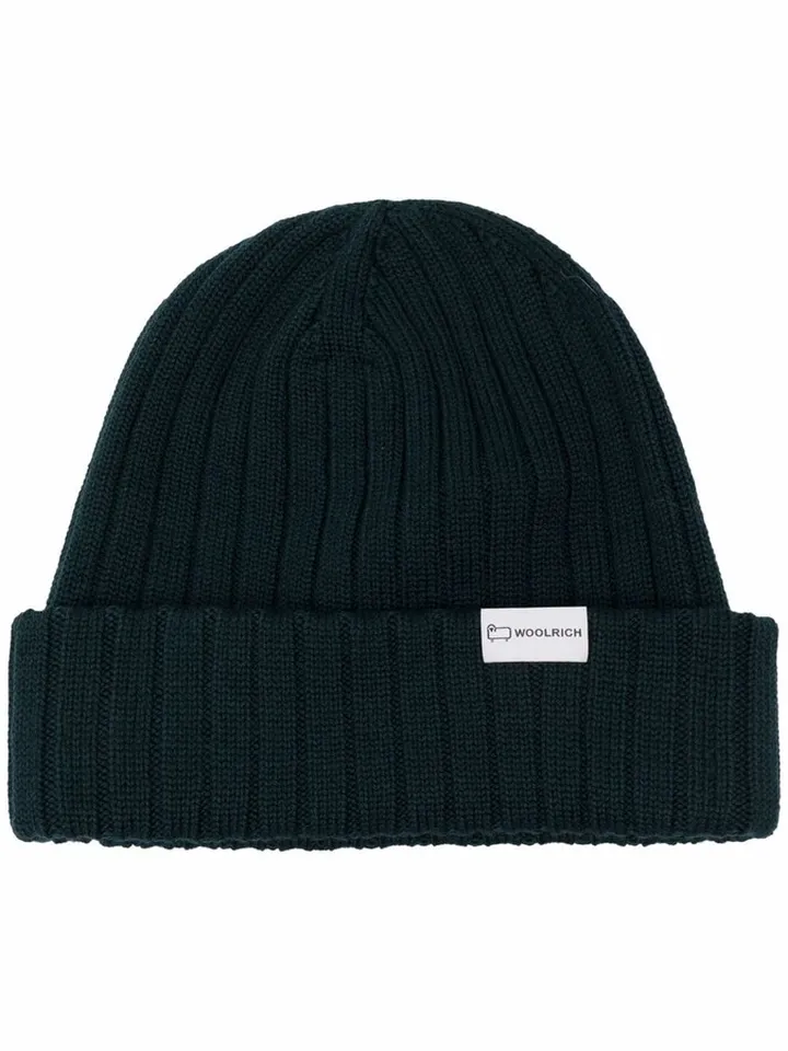 Ribbed-Knit Merino Beanie