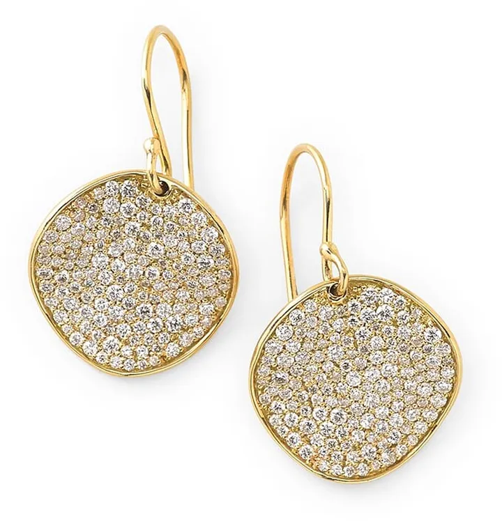 18k Stardust Earrings with Diamonds