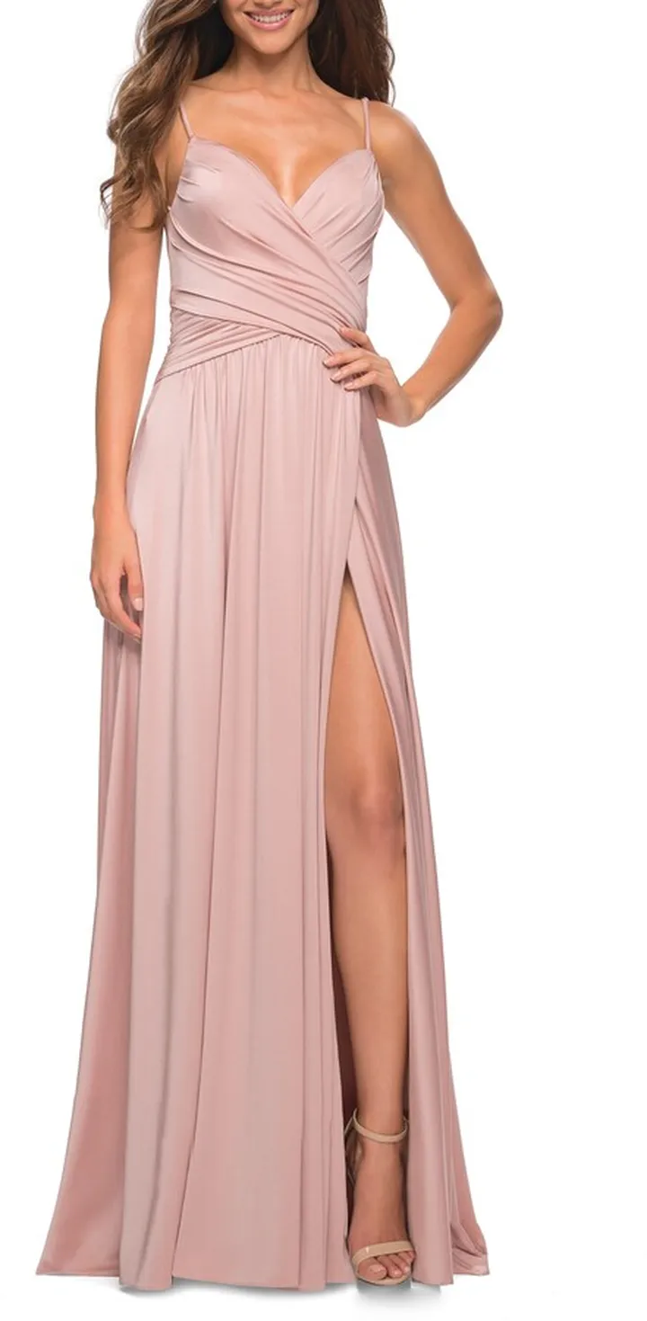Crisscross Bodice Gown
