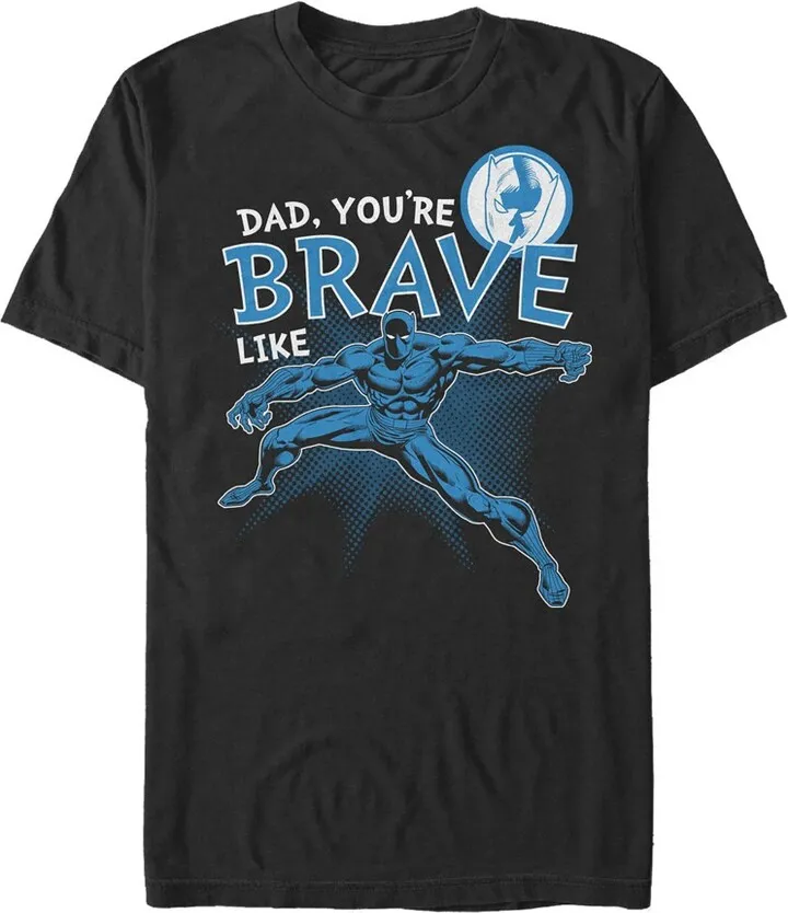Men's Marvel Father's Day Panther T-Shirt - Black - X Large