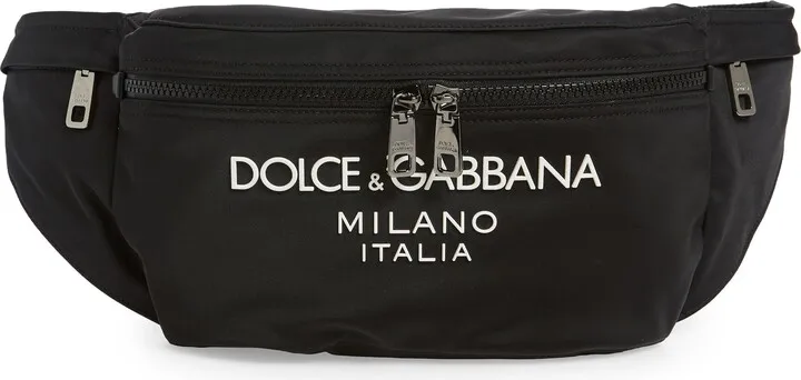 3D Logo Nylon Belt Bag
