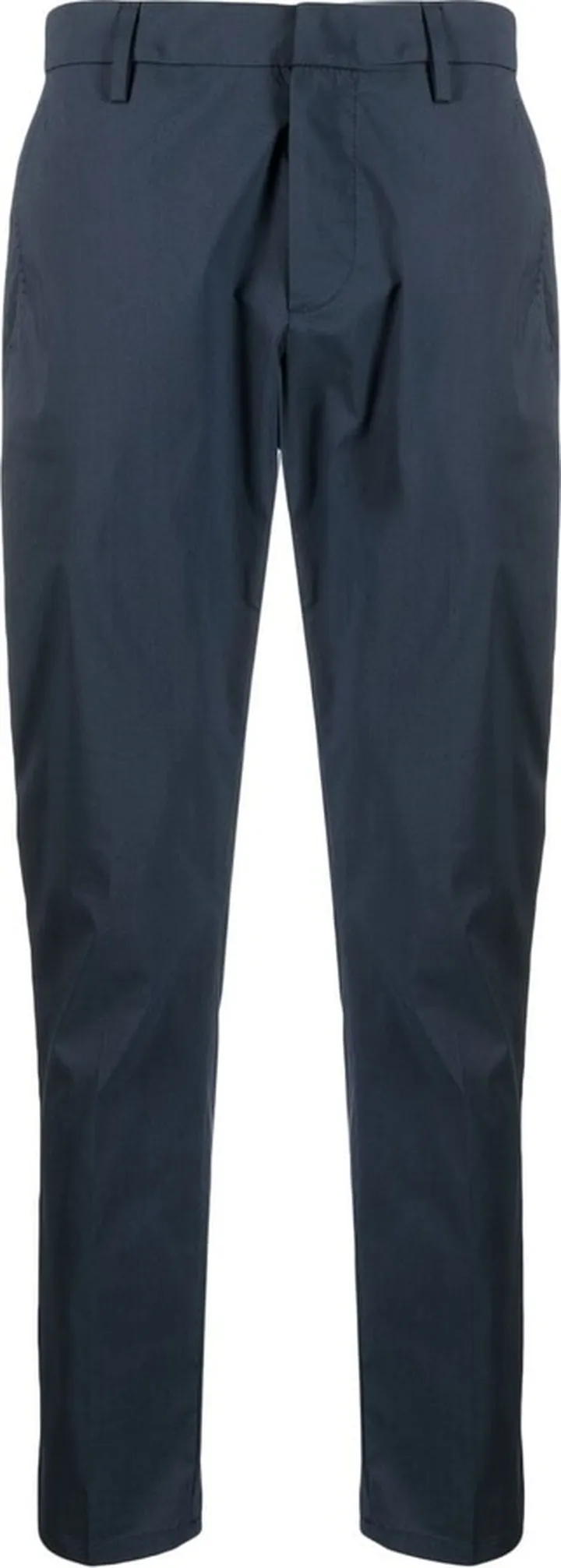 Tapered Cotton-Blend Cropped Trousers