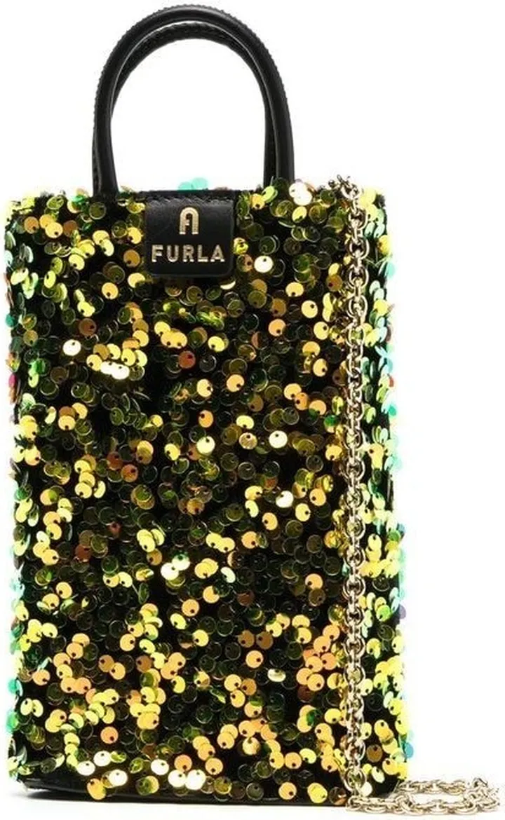 Mini Sequin-Embellished Tote Bag