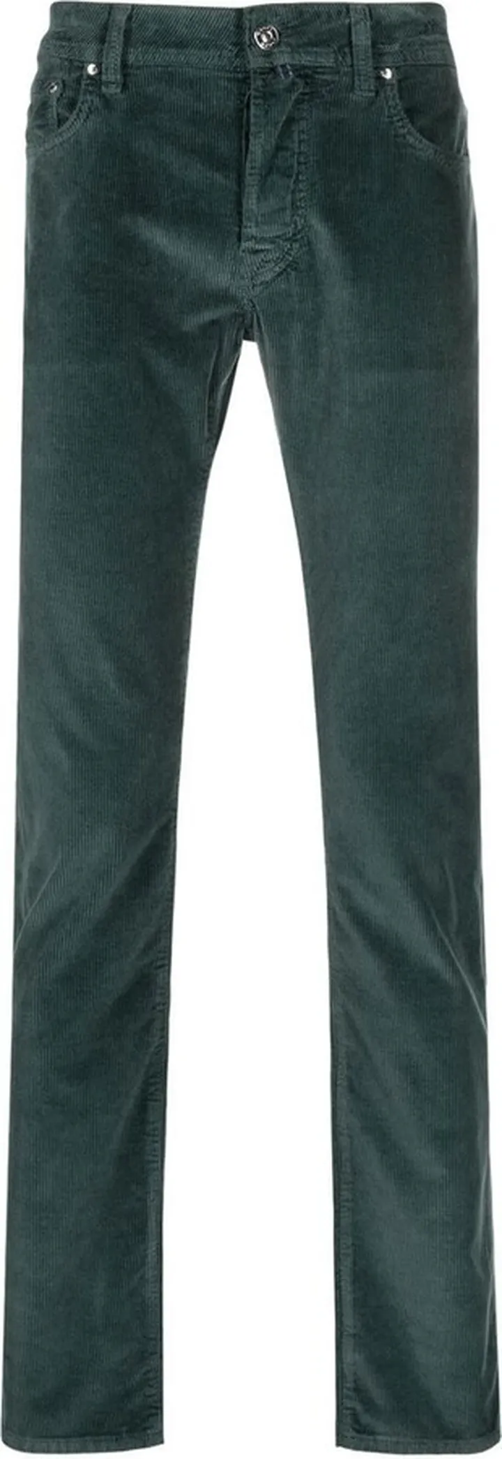 Corduroy Slim-Leg Trousers