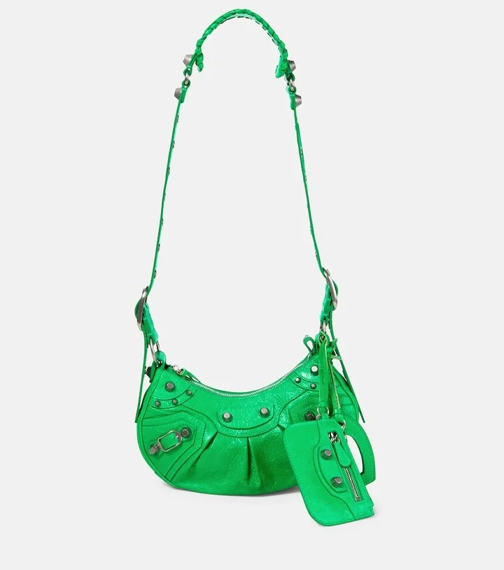 Le Cagole XS leather shoulder bag