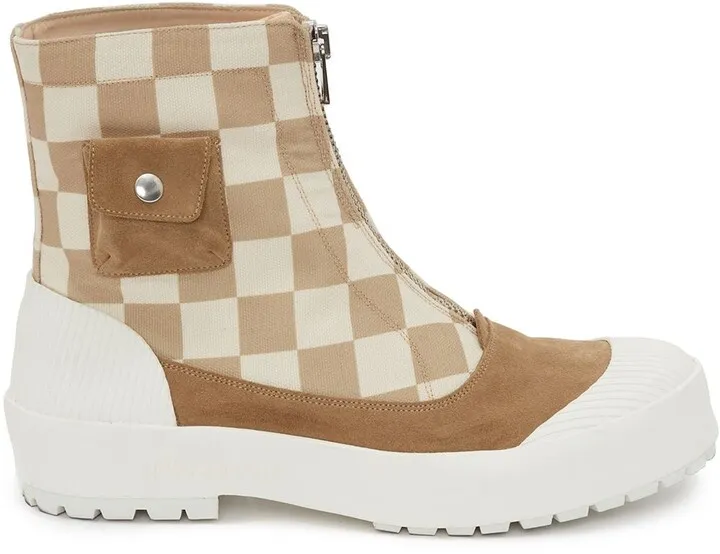 zip-up Duck ankle boots