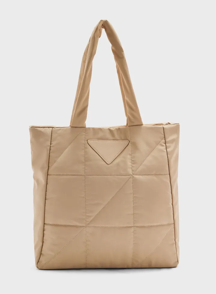 Padded Nappa Tote Bag
