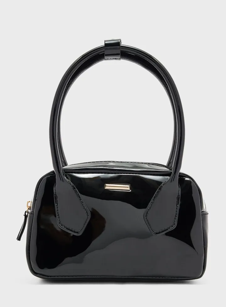 Patent Satchel Bag